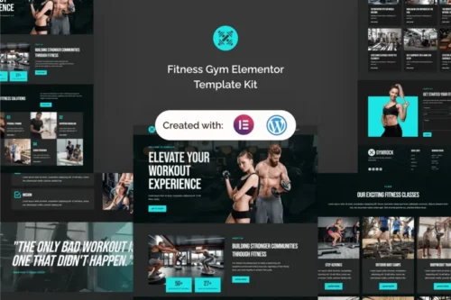 Mua Gymrock - Fitness Gym Elementor Template Kit giá rẻ