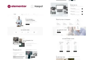 Mua Hanpot - Personal Photographer & Portfolio Showcase Elementor Template Kit giá rẻ