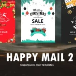 Happy Mail 2 – Christmas Email Templates Set