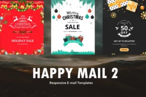 Mua Happy Mail 2 - Christmas Email Templates Set giá rẻ