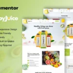 HappyJuice – Juice & Fresh Drink Elementor Pro Template Kit