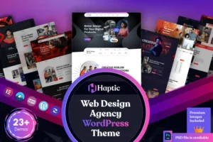 Mua Haptic - Web Design Agency WordPress Theme giá rẻ