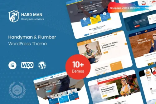 Mua Hardman - Handyman & Plumber WordPress Theme giá rẻ
