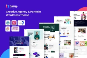 Mua Harry - Creative Agency Portfolio WordPress Theme giá rẻ