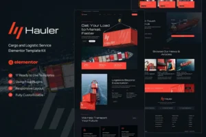 Mua Hauler - Cargo & Logistic Elementor Template Kit giá rẻ