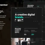 HDzign – Dark Digital Agency Elementor Template Kit