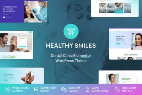 Mua Healthy Smiles - Dental WordPress Theme giá rẻ
