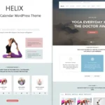 Helix – Yoga Club Calendar WordPress Theme