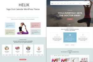 Mua Helix - Yoga Club Calendar WordPress Theme giá rẻ