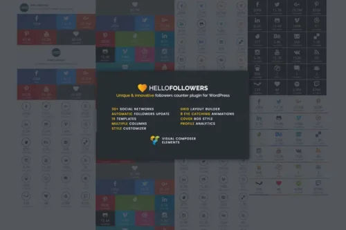 Mua Hello Followers - Social Counter Plugin giá rẻ