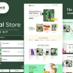 HerbVest – Herbal Store Elementor Pro Template Kit
