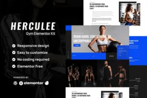 Mua Hercules - Fitness & Gym Elementor Template Kit giá rẻ