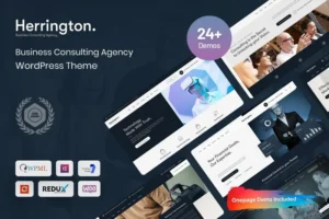Mua Herington - Business Consulting WordPress Theme giá rẻ