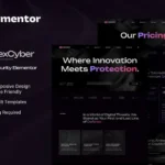 Hexcyber – IT Cyber Security Elementor Template Kit