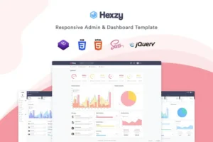 Mua Hexzy - Admin & Dashboard Template giá rẻ