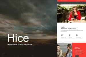 Mua Hice Mail - Responsive E-mail Template giá rẻ