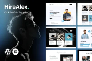 Mua HireAlex - CV & Portfolio Elementor Template Kit giá rẻ