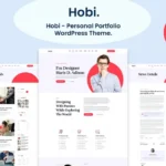 Hobi – Personal Portfolio WordPress Theme