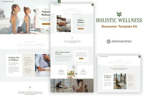 Mua Holistic Welness - Alternative Health Elementor Template Kit giá rẻ