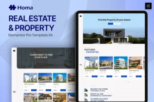 Mua Homa - Real Estate & Property Elementor Pro Template Kit giá rẻ