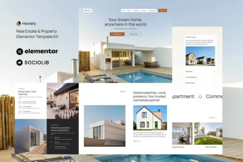 Mua Homely - Real Estate & Property Listing Elementor Template Kit giá rẻ
