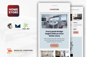 Mua Homestore - E-Commerce Responsive Email Template giá rẻ