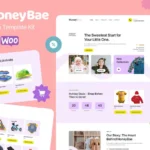 HoneyBae – Baby Shop Ecommerce Elementor Pro Template Kit