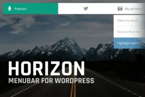 Mua Horizon: Menubar for WordPress giá rẻ