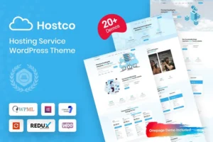 Mua Hostco - Hosting Service WordPress Theme giá rẻ
