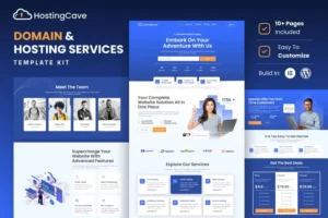 Mua Hostingcave - Web Hosting Services Elementor Template Kit giá rẻ