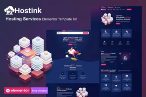Mua Hostink - Hosting Services Elementor Template Kit giá rẻ