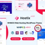 Hostix – Hosting WHMCS WordPress Theme