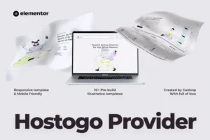 Mua Hostogo - Hosting Provider Elementor Template Kit giá rẻ