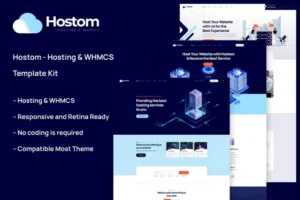 Mua Hostom - Hosting & WHMCS Elementor Template Kit giá rẻ