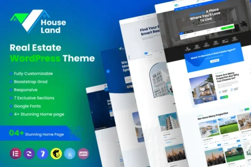 Mua Houseland - Real Estate WordPress Theme giá rẻ