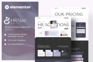 Mua HRNest - HR Solutions Elementor Template Kit giá rẻ