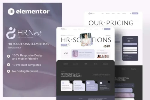 Mua HRNest - HR Solutions Elementor Template Kit giá rẻ
