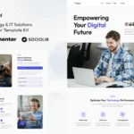 Hybrid – Technology & IT Solutions Elementor Template Kit