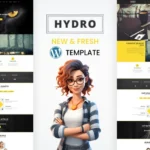 HYDRO – One Page Portfolio WordPress Theme