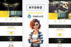 Mua HYDRO - One Page Portfolio WordPress Theme giá rẻ