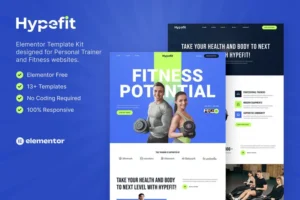 Mua Hypefit – Personal Trainer & Fitness Elementor Template Kit giá rẻ