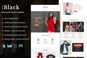 Mua iBlack - Black Friday Email Newsletter Template giá rẻ