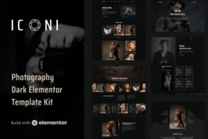 Mua Iconi - Photography & Portfolio Elementor Template Kit giá rẻ