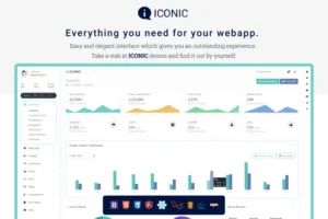 Mua Iconic Admin Dashboard Template giá rẻ