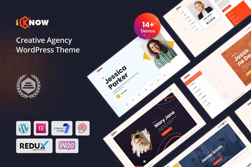 Mua iKnow - Personal Portfolio WordPress Theme giá rẻ
