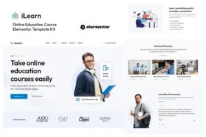 Mua iLearn - Online Education Course Elementor Template Kit giá rẻ