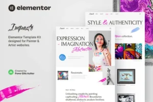 Mua Impasto – Painter & Artist Elementor Template Kit giá rẻ