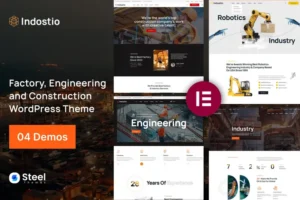 Mua Indostio - Factory & Construction WordPress Theme giá rẻ