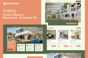 Mua Indug - Hotel & Resort Elementor Pro Template Kit giá rẻ