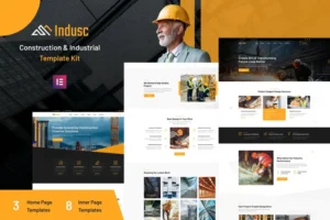 Mua Indusc - Construction & Industrial Elementor Template Kit giá rẻ